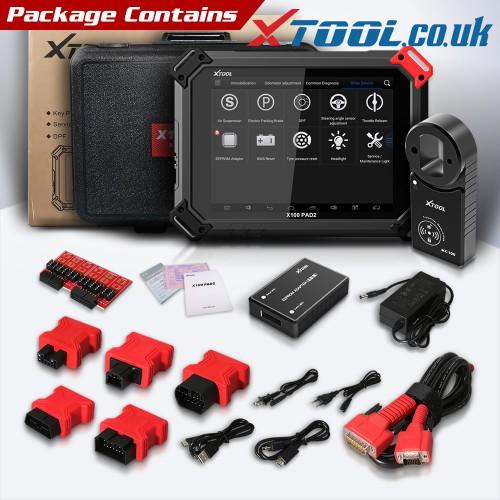 XTOOL X100 PAD2 Pro Audi Key Programming Function Overview