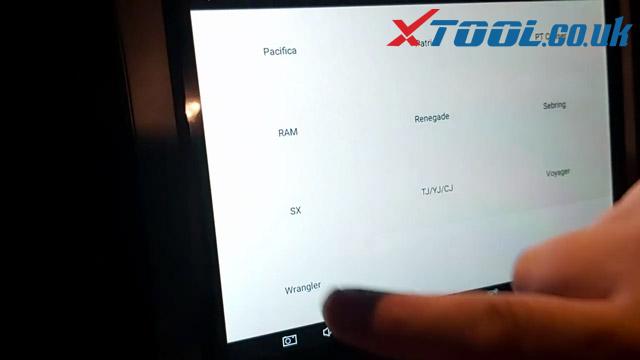 Xtool A80 H6 Jeep Wrangler Mileage Corection Via OBD 05