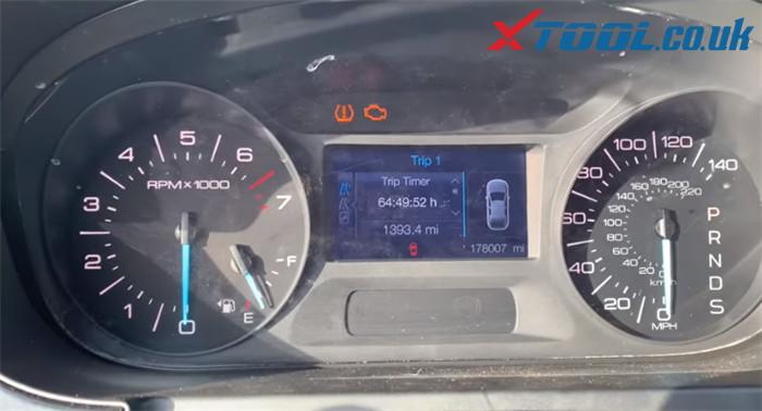 Xtool X100 Pad2 Change Mileage Ford Egde 2013 1