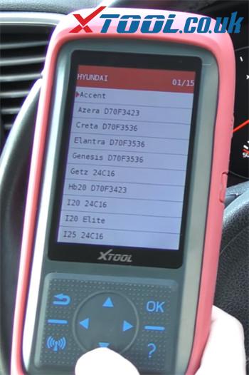 Xtool X100 Pro2 Hyundai Odometer Car List 3