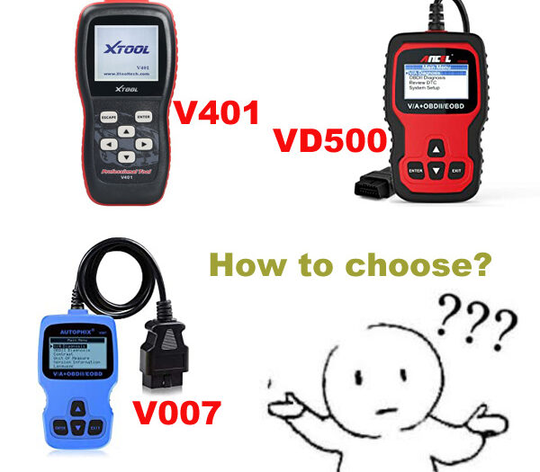 XTOOL V401 Vs. Ancel VD500 Vs. Autophix V007