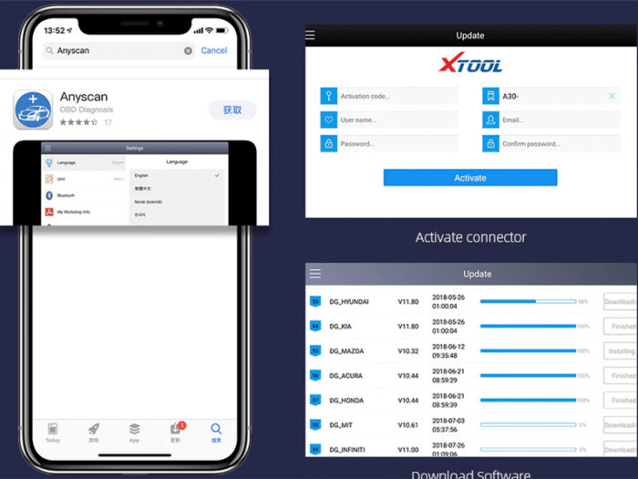 Xtool A30 Test 2007 Nissan Micra C+c 1