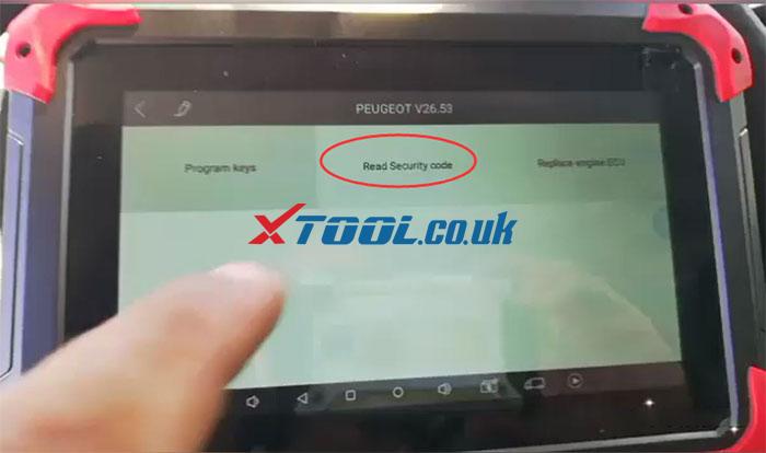 Xtool X100 Pad Read Pin Code Peugeot 1