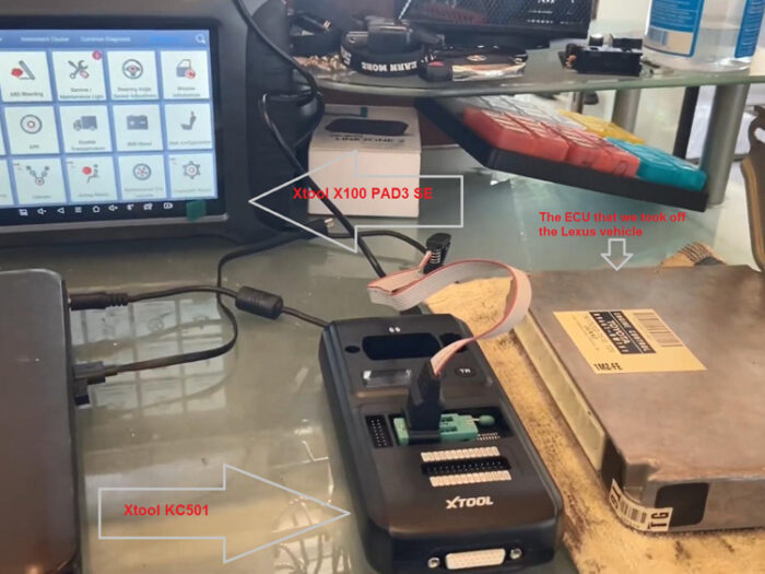 Xtool X100 Pad3 Se Reflash Toyota Lexus Ic900 93c56 Data 01