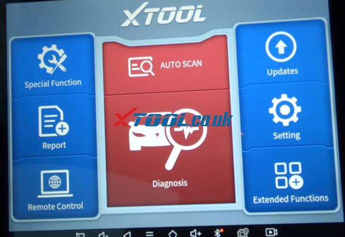 Xtool D8 Toyota Active Test Special Function 1